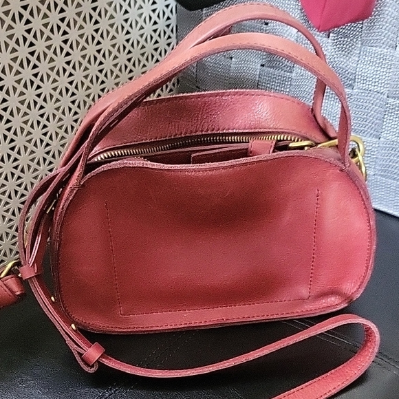Madewell Handbags - Madewell Burgundy Red Crossbody Bag